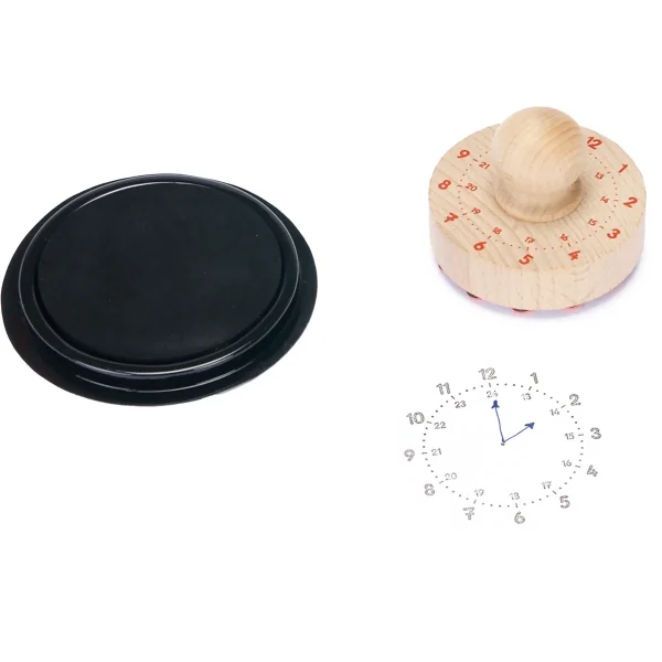 Holzstempel Uhr mit Kissen — Eduplay padagogisches Spielzeug Kita Holzstempel Uhr mit Kissen — Eduplay padagogisches Spielzeug Kita
