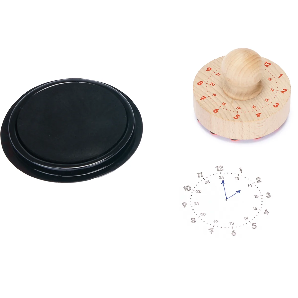 Holzstempel Uhr mit Kissen — Eduplay padagogisches Spielzeug Kita Holzstempel Uhr mit Kissen — Eduplay padagogisches Spielzeug Kita