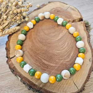 Hundehalskette „oliv“ Bastelset