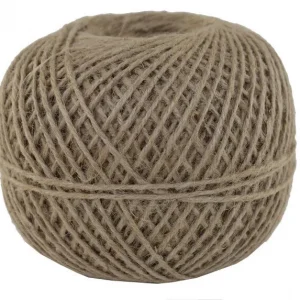 Jutekordel Naturfaser • Ø 1mm  • 1 Meter — Kiki-Ena Bastelmaterial Naturholz