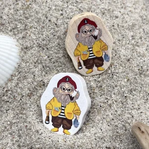 kleine Motivperle Klabautermann — Kiki-Ena Bastelmaterial Naturholz kleine Motivperle Klabautermann — Kiki-Ena Bastelmaterial Naturholz