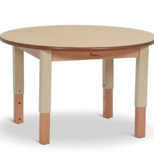 Kleiner runder Tisch (D750), höhenverstellbar — Millhouse Lernspielzeug Schule Kleiner runder Tisch (D750), höhenverstellbar — Millhouse Lernspielzeug Schule