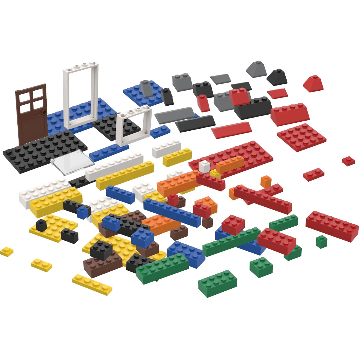 Klemmbaustein-Set Basis Sortiment 500 Stück — Eduplay padagogisches Spielzeug Kita