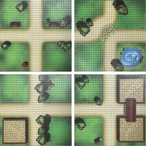 Klemmbaustein-Set Bauplatten 32x32 Noppen 4 Stück Bauernhof — Eduplay padagogisches Spielzeug Kita Klemmbaustein-Set Bauplatten 32x32 Noppen 4 Stück Bauernhof — Eduplay padagogisches Spielzeug Kita