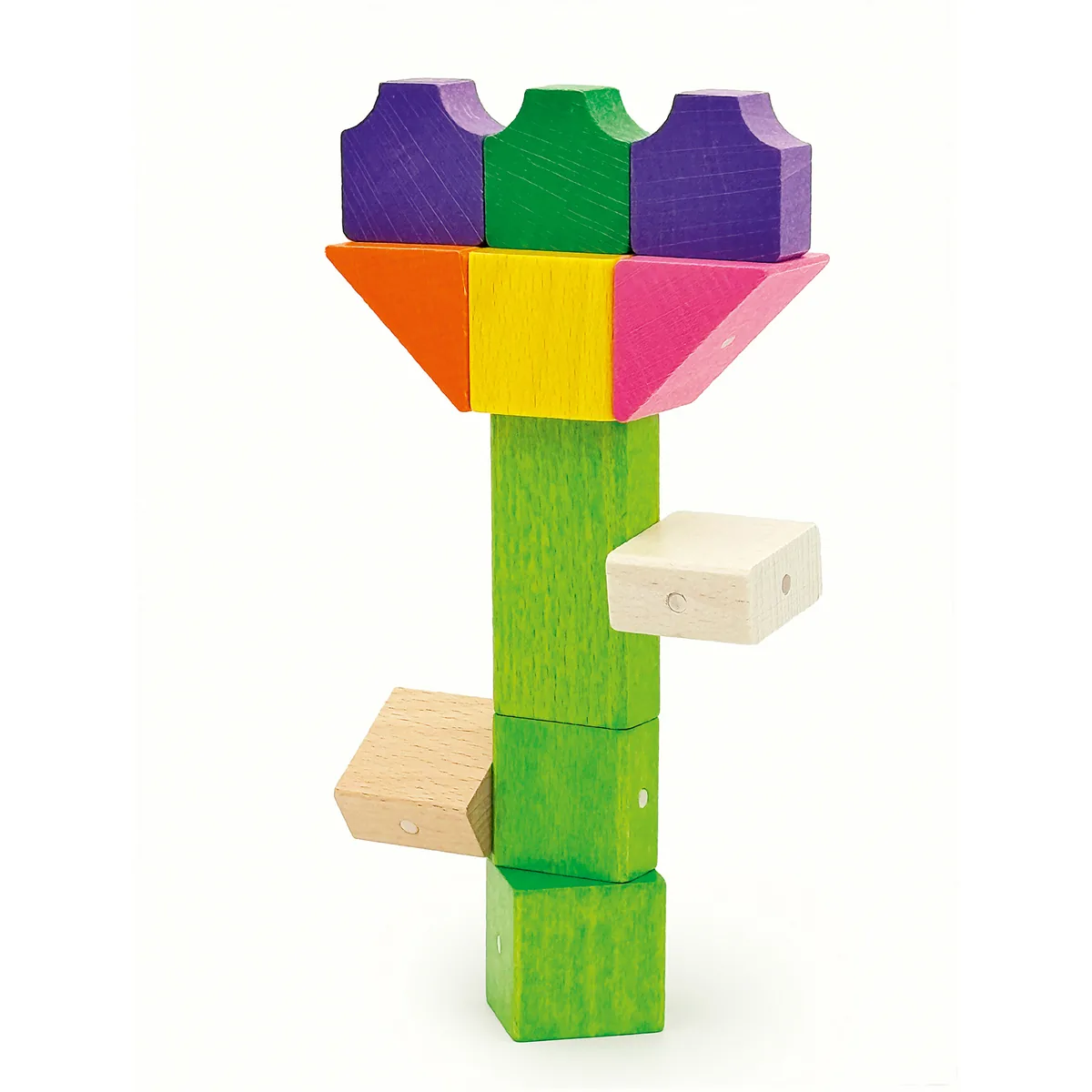 Kooglo 300 Teile natur und farbig — Eduplay padagogisches Spielzeug Kita