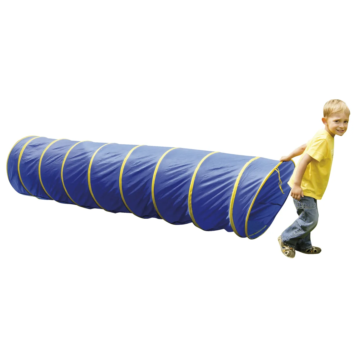 Kriechtunnel blau 175 cm — Eduplay padagogisches Spielzeug Kita