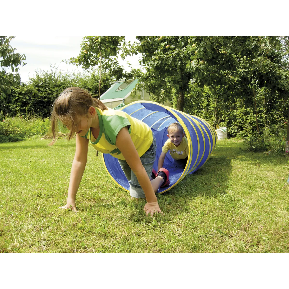 Kriechtunnel Blau 295 cm — Eduplay padagogisches Spielzeug Kita