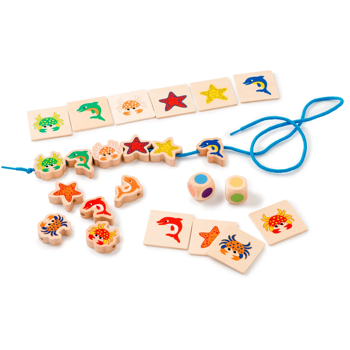 Lace the sea animals — Eduplay padagogisches Spielzeug Kita