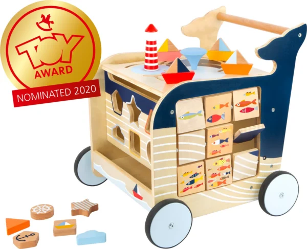 Lauflernwagen Wal — Millhouse Lernspielzeug Schule Lauflernwagen Wal — Millhouse Lernspielzeug Schule