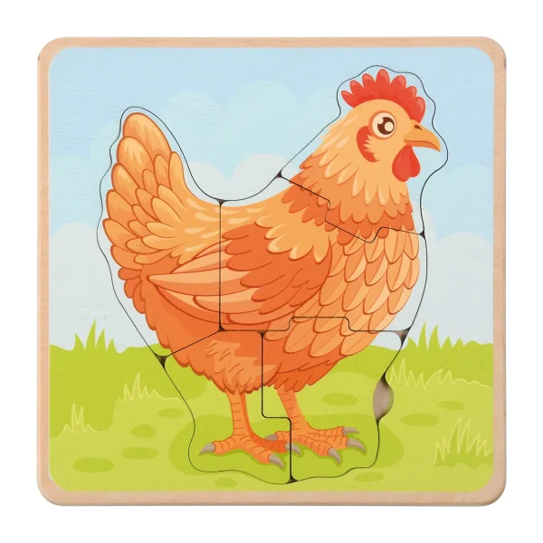 Lebenszyklen Puzzle Huhn — Eduplay padagogisches Spielzeug Kita