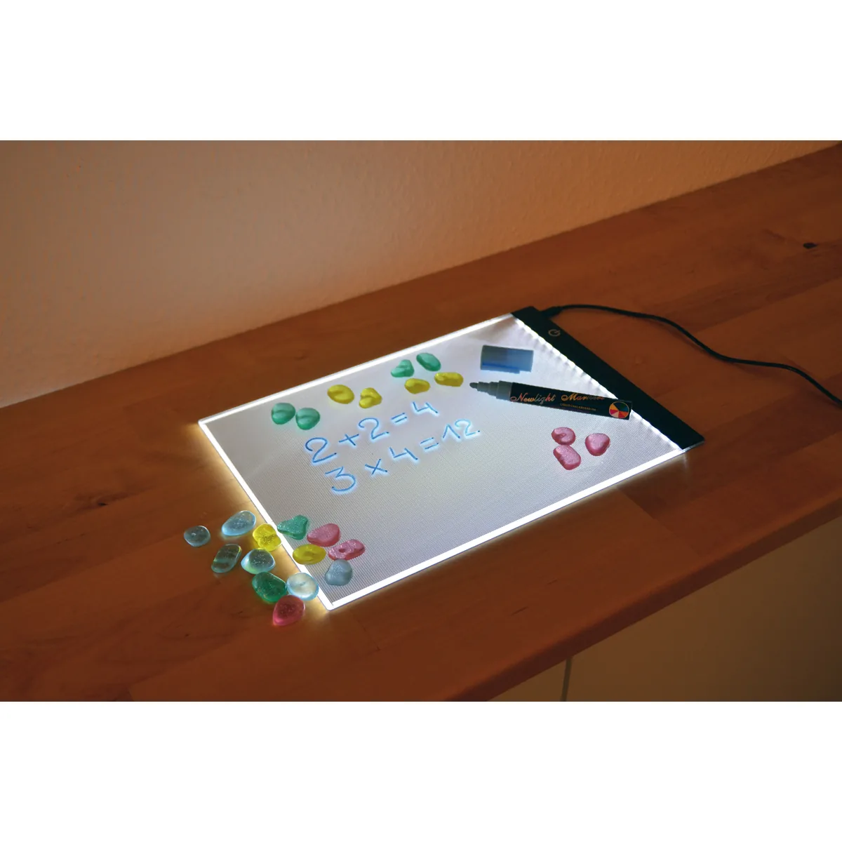 LED Leuchtplatte A4 — Eduplay padagogisches Spielzeug Kita
