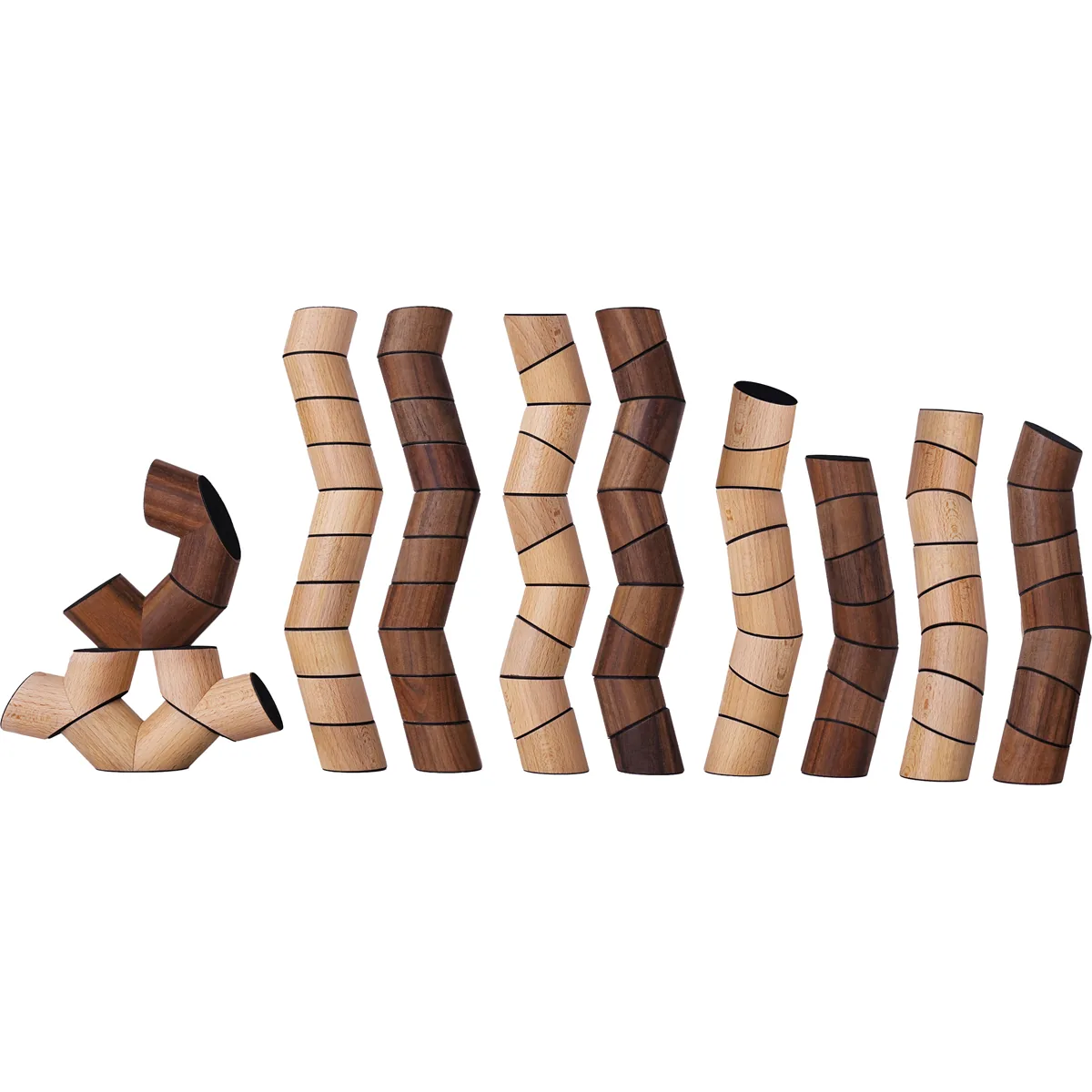 Loggos 75 Teile Buche und Nuss — Eduplay padagogisches Spielzeug Kita