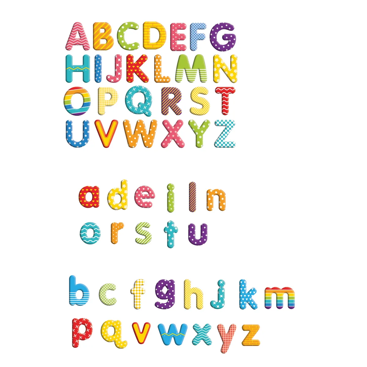 Magnet-Buchstaben in Box 100-tlg. — Eduplay padagogisches Spielzeug Kita