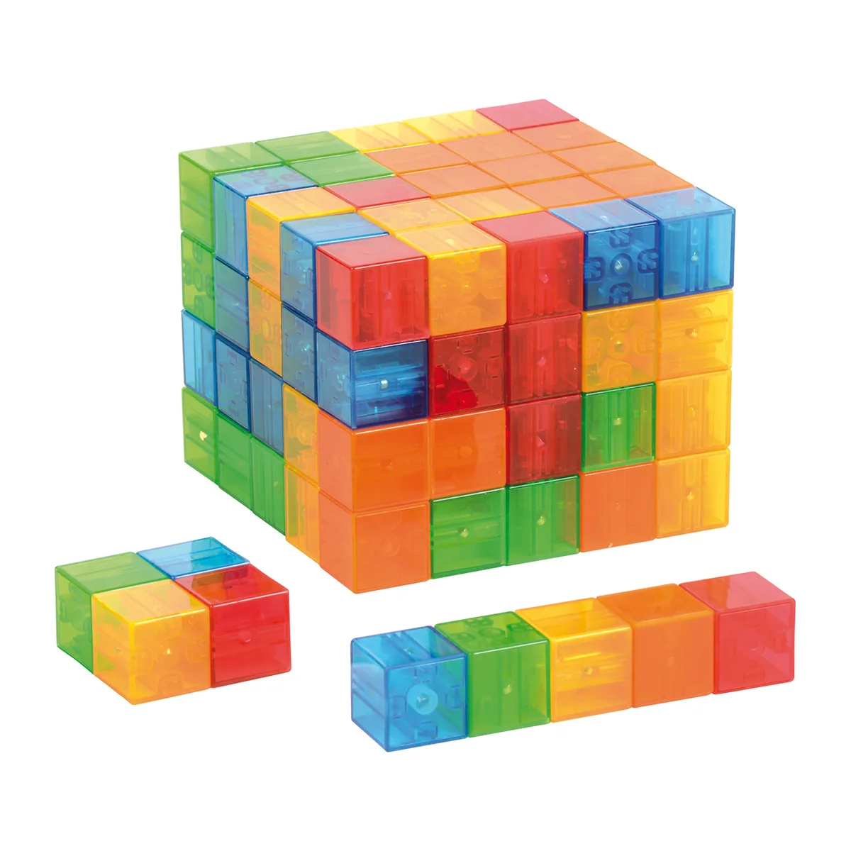 Magnet Cubes 100er Set — Eduplay padagogisches Spielzeug Kita