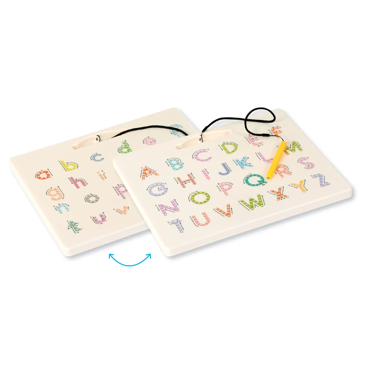 Magnet Schreibtafel Gross und Kleinbuchstaben — Eduplay padagogisches Spielzeug Kita