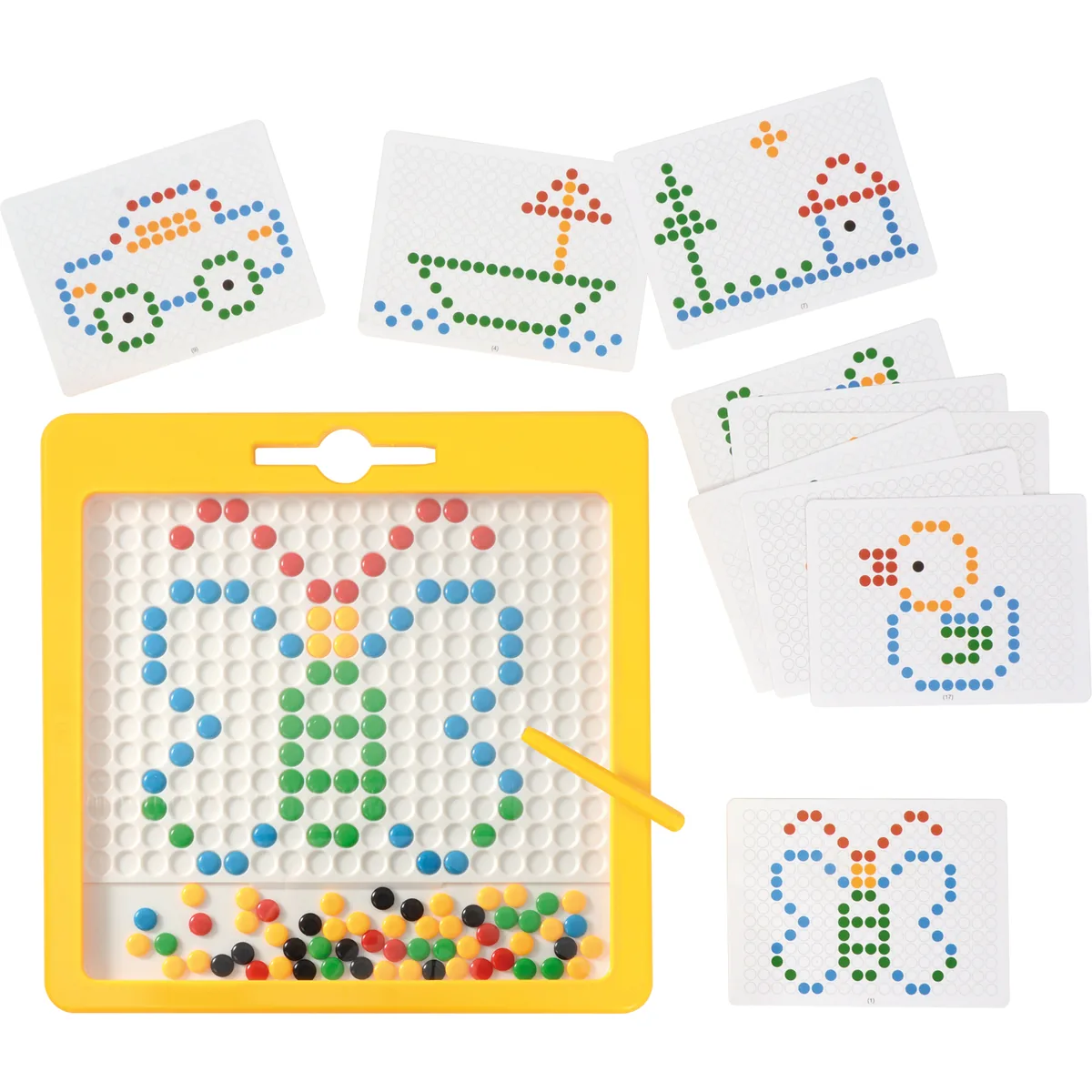Magnetpunkte-Pad mit Vorlagekarten — Eduplay padagogisches Spielzeug Kita Magnetpunkte-Pad mit Vorlagekarten — Eduplay padagogisches Spielzeug Kita