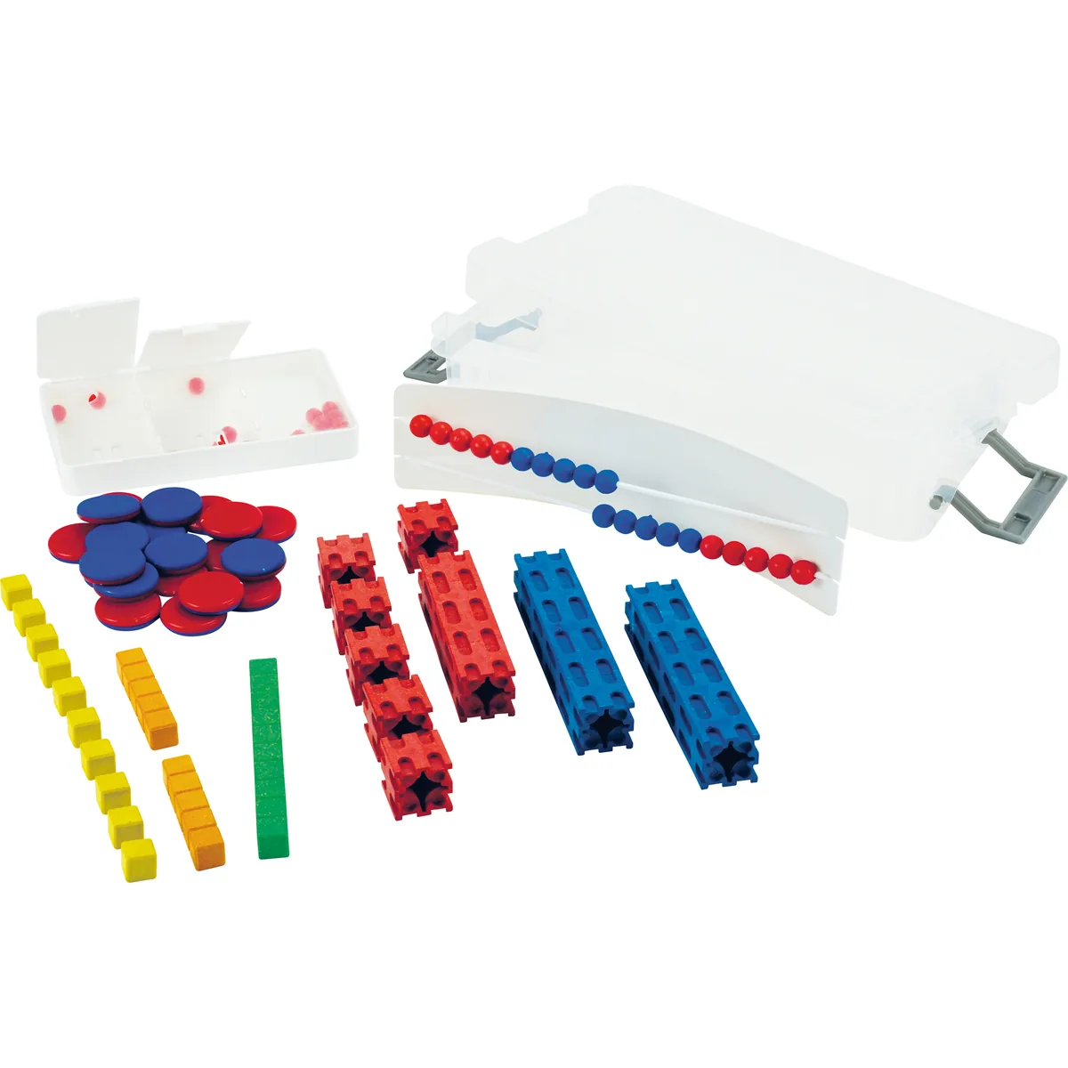 Mathe-Basis-Set Plus Zahlenraum bis 20, 58-tlg. in Box rot-blau — Eduplay padagogisches Spielzeug Kita Mathe-Basis-Set Plus Zahlenraum bis 20, 58-tlg. in Box rot-blau — Eduplay padagogisches Spielzeug Kita