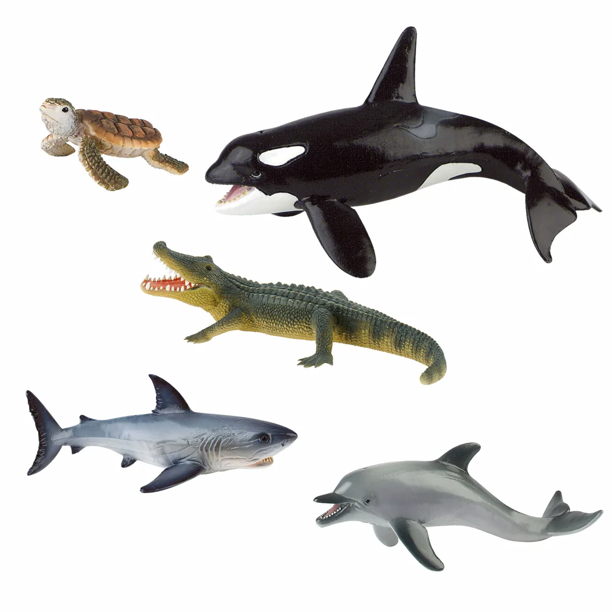 Meerestiere Spielfiguren 5er Set — Eduplay padagogisches Spielzeug Kita