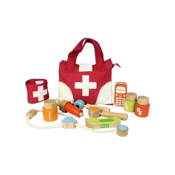 Mein erstes Arzt-Set — Kiki-Ena Bastelmaterial Naturholz