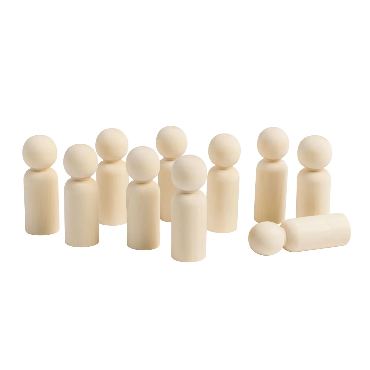 Menschen aus Holz 10er Set medium — Eduplay padagogisches Spielzeug Kita