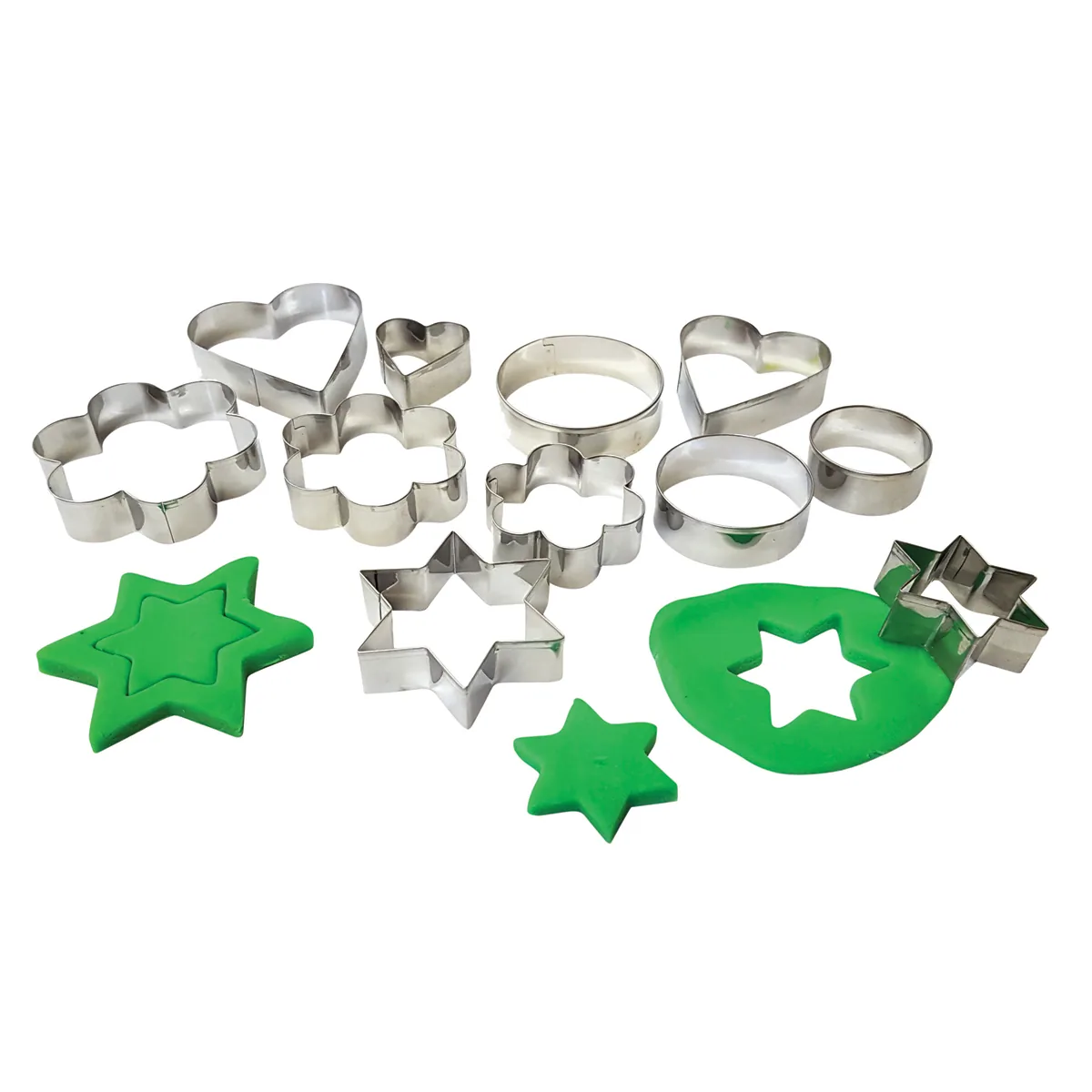 Metall-Ausstecher 12er Set — Eduplay padagogisches Spielzeug Kita Metall-Ausstecher 12er Set — Eduplay padagogisches Spielzeug Kita