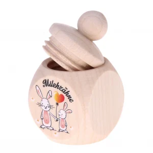 Milchzahndose Hasen — Kiki-Ena Bastelmaterial Naturholz