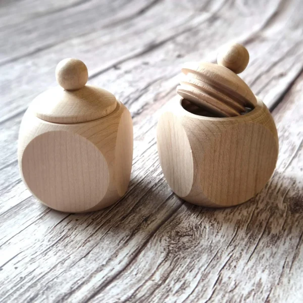 Milchzahndose / Holzdose • groß • BLANKO — Kiki-Ena Bastelmaterial Naturholz Milchzahndose / Holzdose • groß • BLANKO — Kiki-Ena Bastelmaterial Naturholz