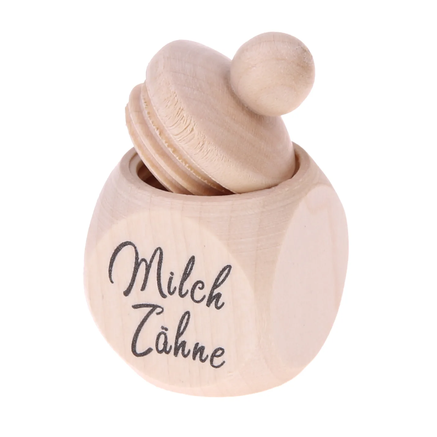 Milchzahndose Milchzähne — Kiki-Ena Bastelmaterial Naturholz