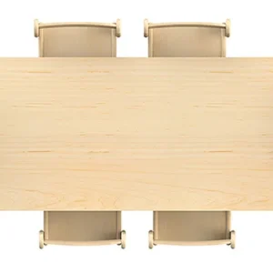 Mittelgroßer rechteckiger Tisch (B1120 x T560) höhenverstellbar - Millhouse Lernspielzeug Schule Mittelgroßer rechteckiger Tisch (B1120 x T560) höhenverstellbar - Millhouse Lernspielzeug Schule
