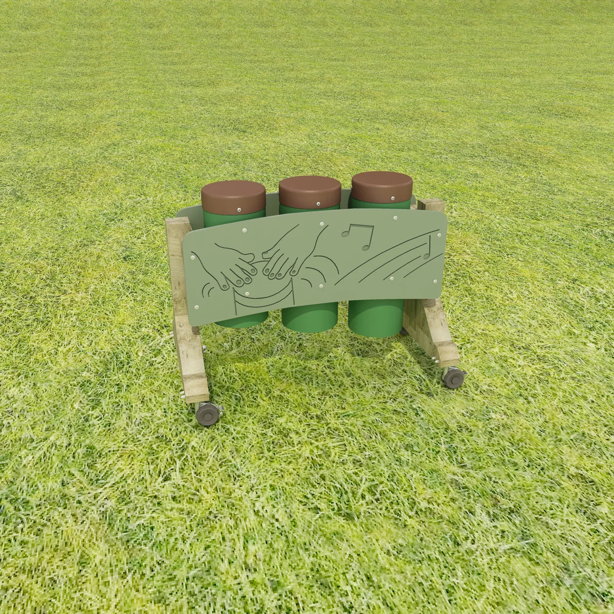 Mobile Trommeln Congas — Kiki-Ena Bastelmaterial Naturholz
