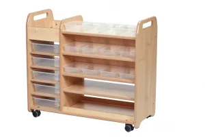 Mobiler Kreativwagen mit Stauraum