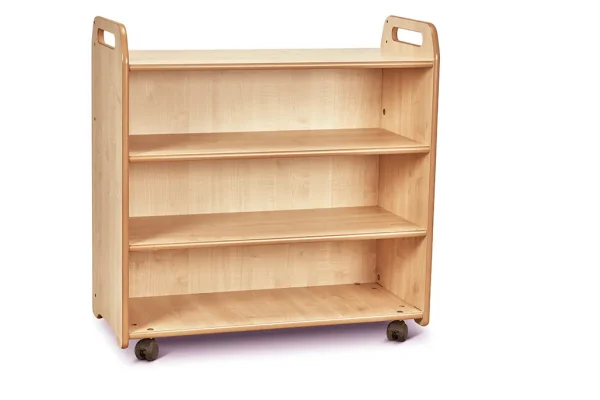 Mobiles Regal mit Spiegelrückwand (leer) — Millhouse Lernspielzeug Schule Mobiles Regal mit Spiegelrückwand (leer) — Millhouse Lernspielzeug Schule