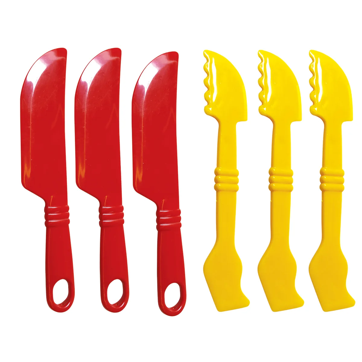 Modelliermesser 6er Set — Eduplay padagogisches Spielzeug Kita