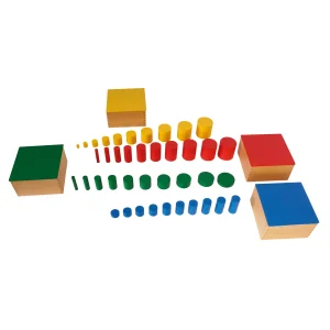Montessori Farbige Zylinder — Eduplay padagogisches Spielzeug Kita