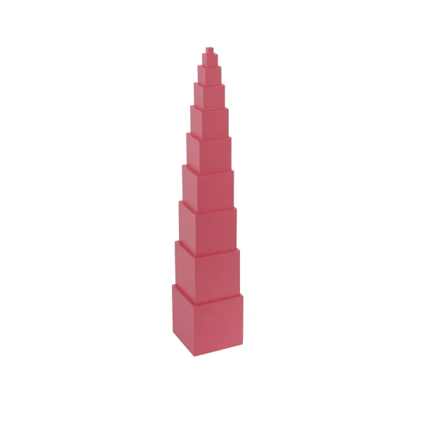 Montessori Rosa Turm — Eduplay padagogisches Spielzeug Kita