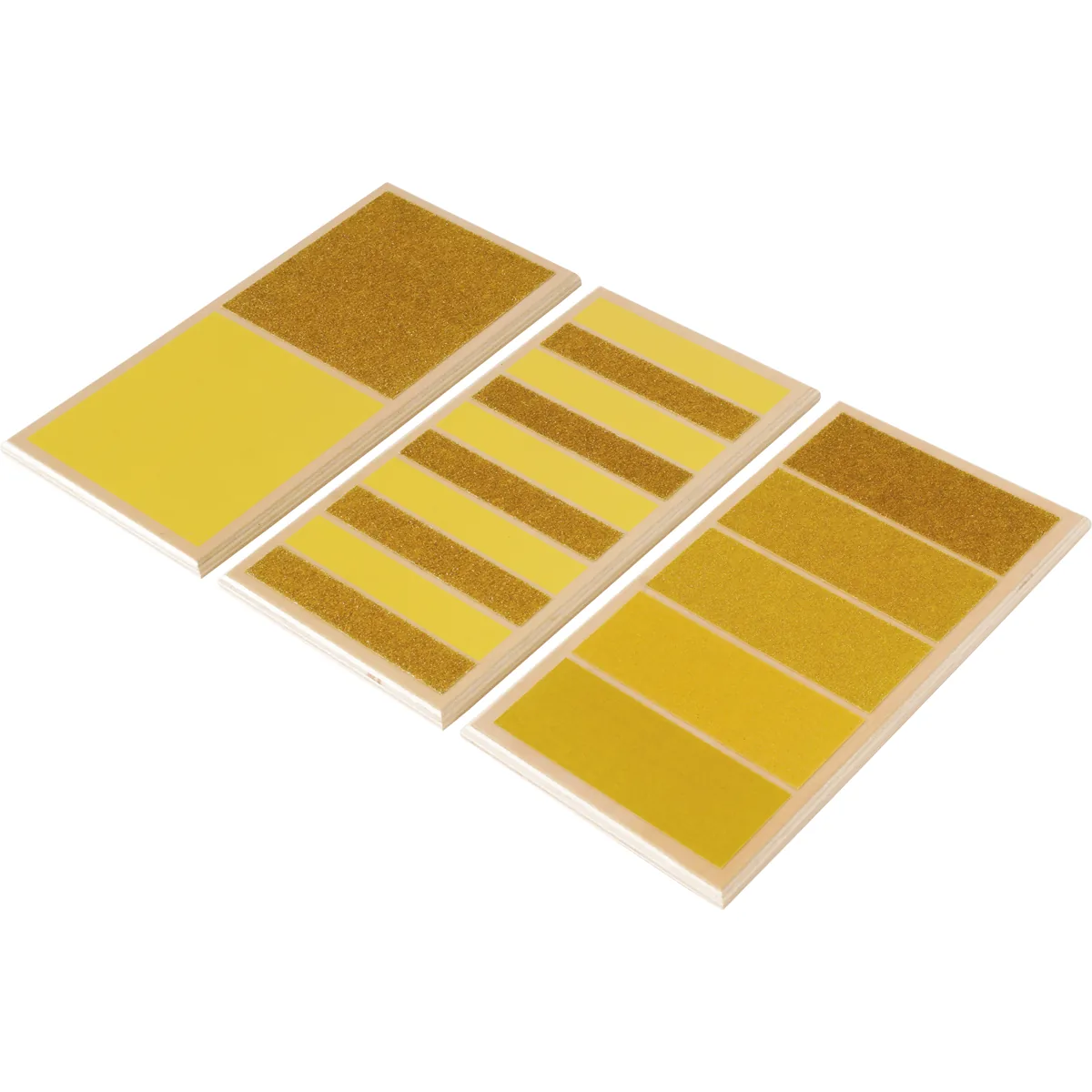 Montessori Tastbretter rau-glatt 3 Stück — Eduplay padagogisches Spielzeug Kita