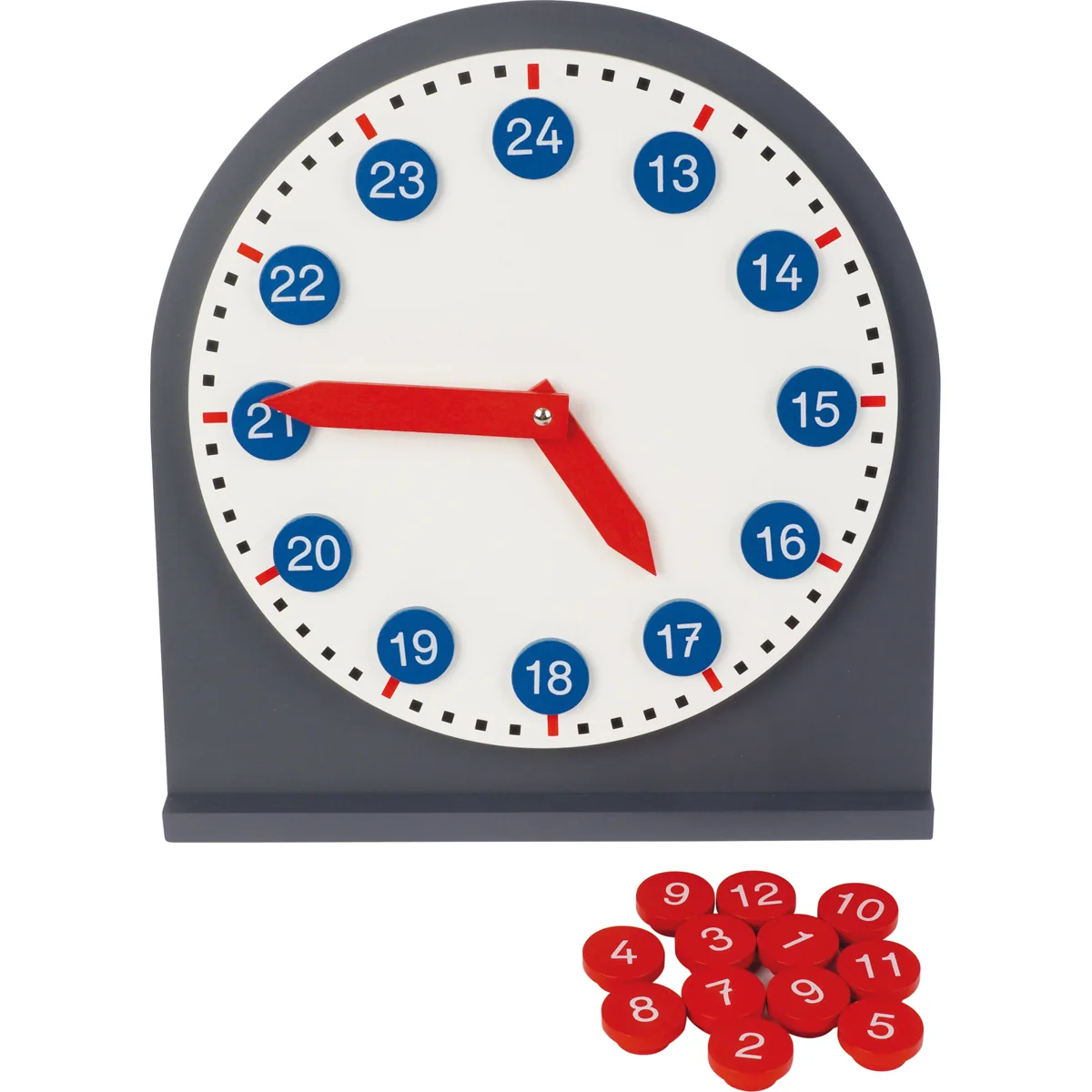 Montessori Uhr mit herausnehmbaren Ziffern — Eduplay padagogisches Spielzeug Kita Montessori Uhr mit herausnehmbaren Ziffern — Eduplay padagogisches Spielzeug Kita