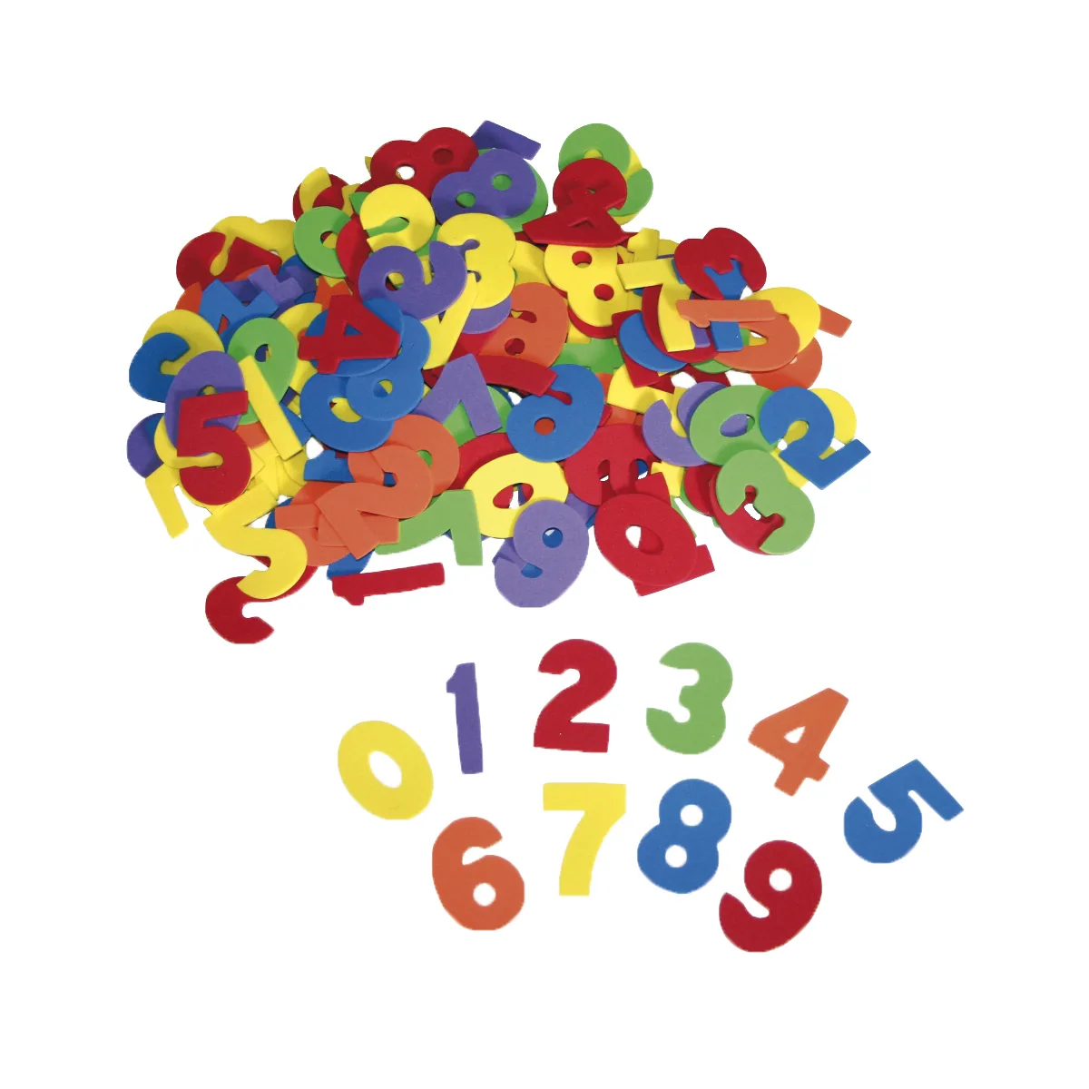 Moosgummi Zahlen groß — Eduplay padagogisches Spielzeug Kita