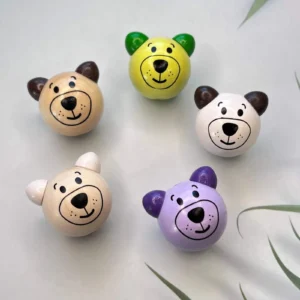 Motivperle 3D Bärchen II — Kiki-Ena Bastelmaterial Naturholz