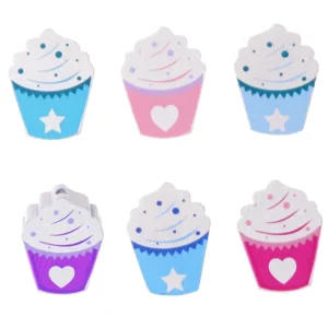 Motivperle Cupcake — Kiki-Ena Bastelmaterial Naturholz