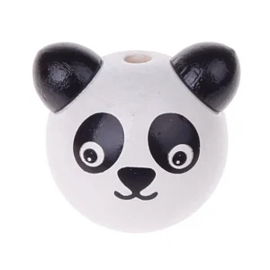 Motivperle Panda 3D — Kiki-Ena Bastelmaterial Naturholz Motivperle Panda 3D — Kiki-Ena Bastelmaterial Naturholz