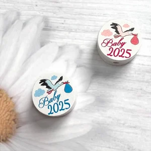 Motivperle Scheibe Baby 2025 — Kiki-Ena Bastelmaterial Naturholz Motivperle Scheibe Baby 2025 — Kiki-Ena Bastelmaterial Naturholz