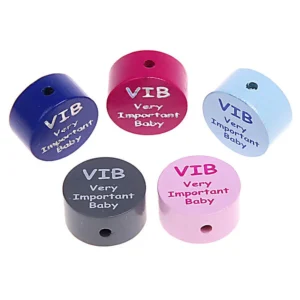 Motivperle Scheibe VIB Very Important Baby — Kiki-Ena Bastelmaterial Naturholz Motivperle Scheibe VIB Very Important Baby — Kiki-Ena Bastelmaterial Naturholz