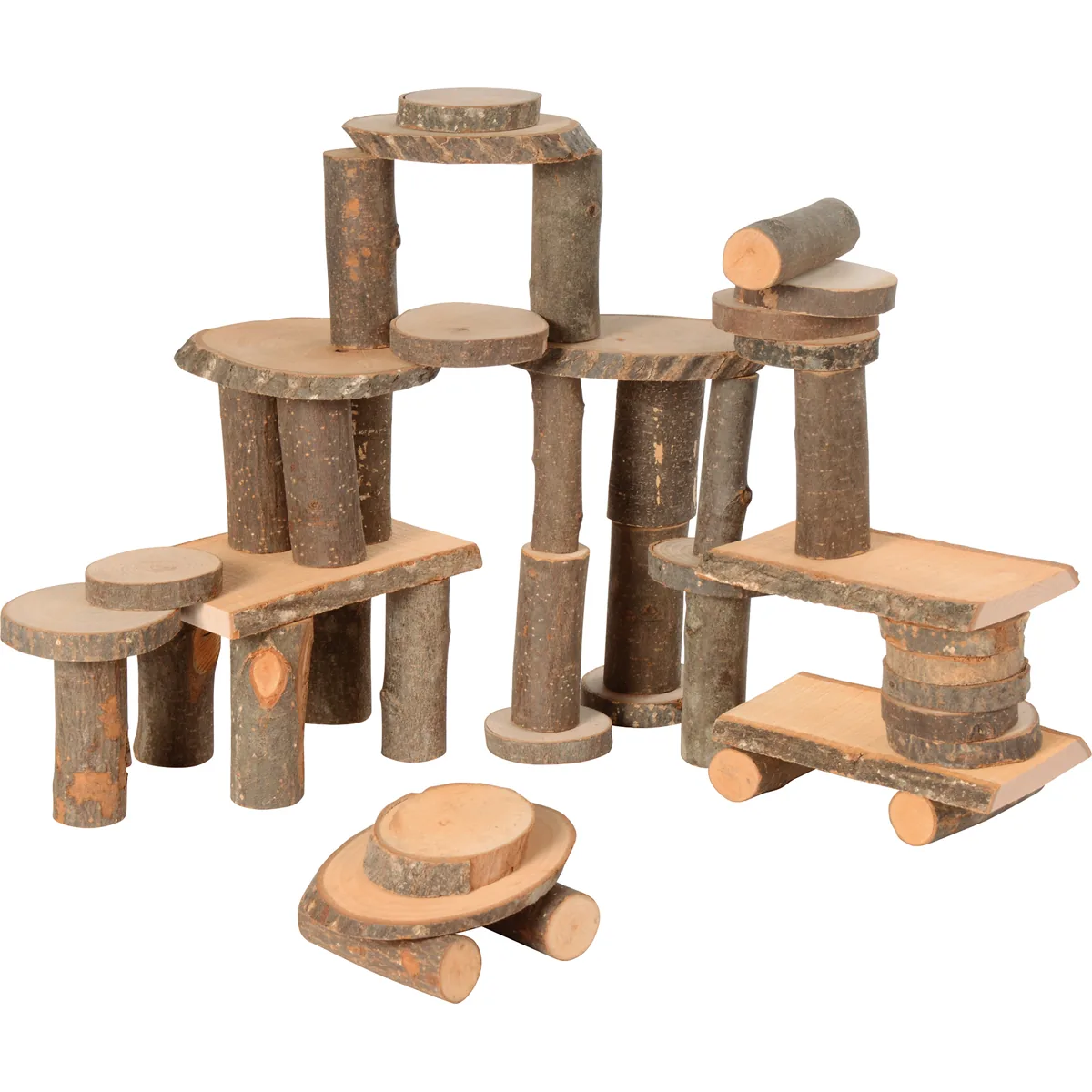 Naturholz-Set — Eduplay padagogisches Spielzeug Kita