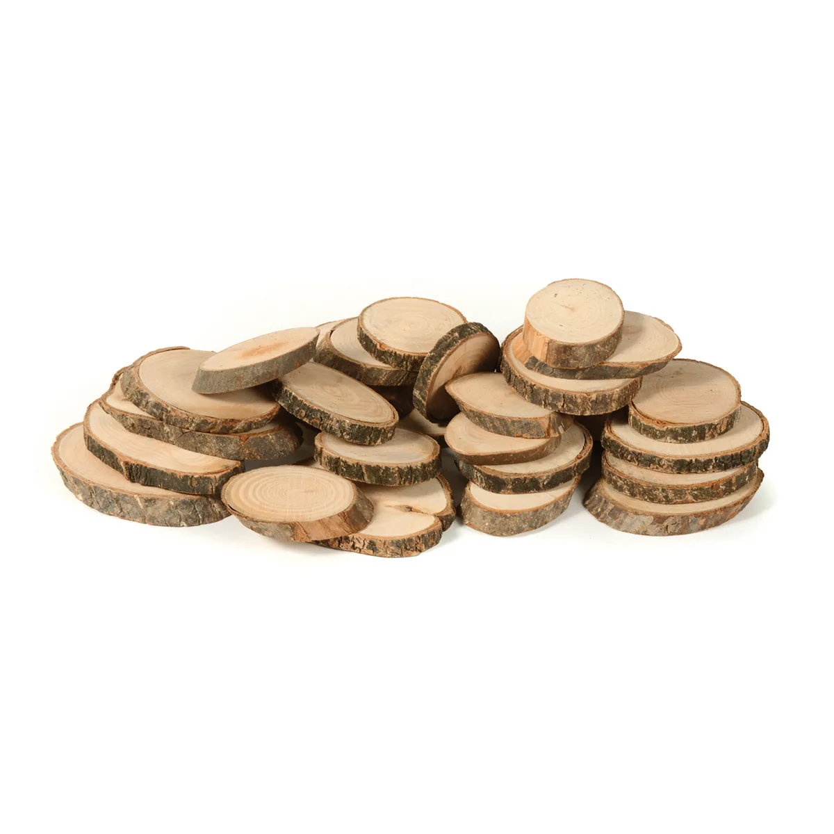 Naturholzscheiben oval 30er Set — Eduplay padagogisches Spielzeug Kita