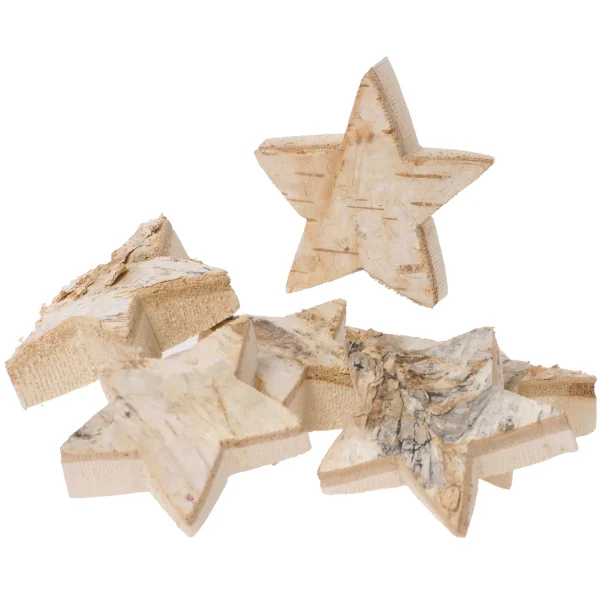 Naturholzscheiben Stern 6er Set — Eduplay padagogisches Spielzeug Kita Naturholzscheiben Stern 6er Set — Eduplay padagogisches Spielzeug Kita