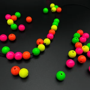 Neonperlen 12mm  • 25 Stück — Kiki-Ena Bastelmaterial Naturholz