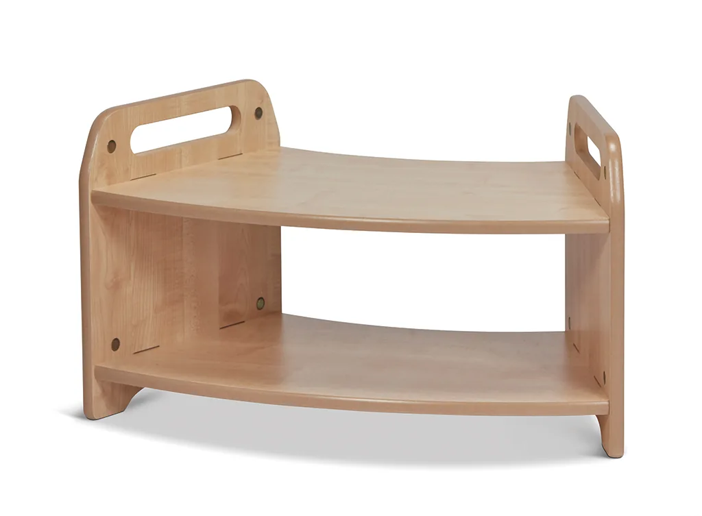 Niedrige, 45° offene Aufbewahrungseinheit (B750 mm) — Millhouse Lernspielzeug Schule