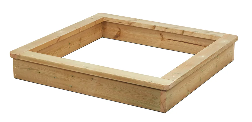 Niedriger Sandkasten mit Deckel — Millhouse Lernspielzeug Schule