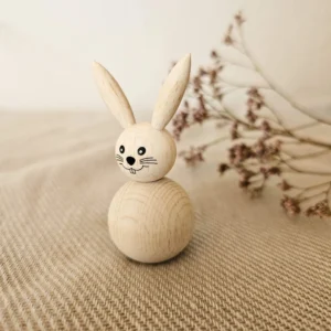 Osterhase aus Holz Bastelset